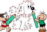 Ligue os Pontos – Turma da Monica