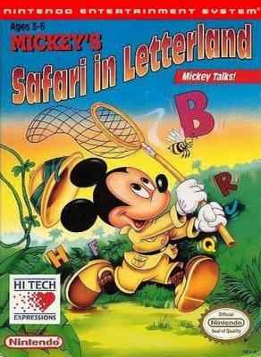 Mickey’s Safari in Letterland – NES - Jogos Online