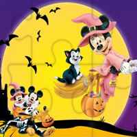 Quebra-cabeças de Halloween da Disney