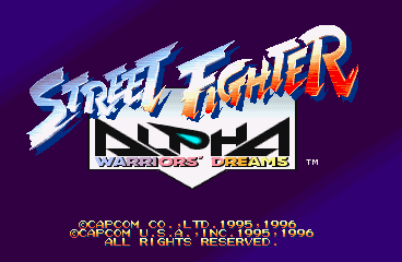 Street Fighter Alpha: Warriors Dreams