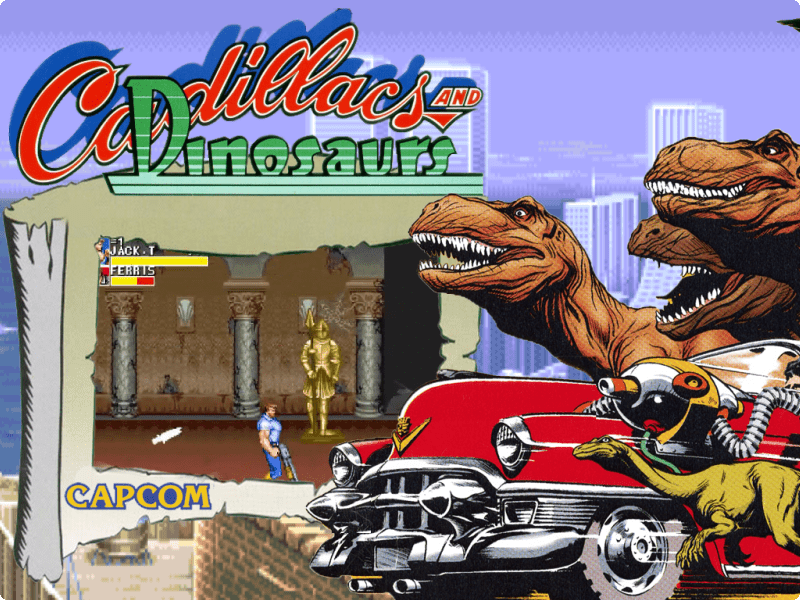 Cadillacs & Dinosaurs (arcade): um clássico da porrada tipo beat 'em up -  Arkade