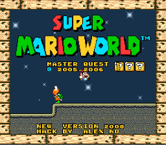 Super Mario World Master Quest 1
