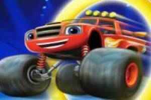 Blaze and the Monster Machines: construa rampas de corrida