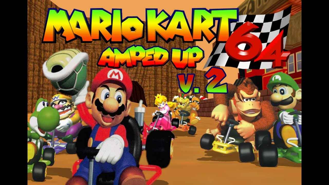 Mario Kart 64 – Amped Up Version 2.0 - Jogos Online