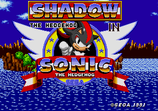 Shadow the Hedgehog in Sonic 1