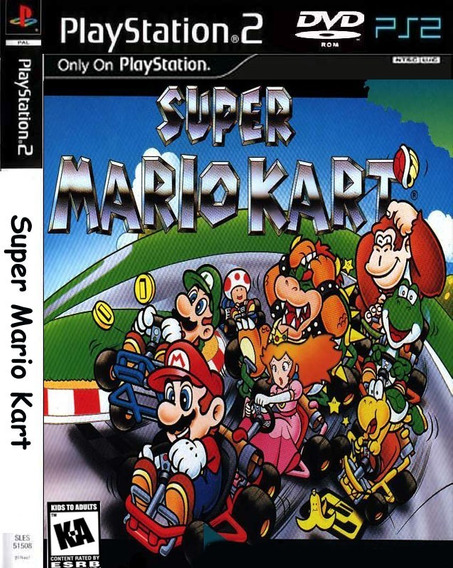 Super Mario Kart Playstation 2 Jogo Corrida Classico