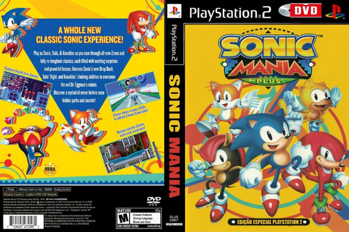 Sonic Mania – Playstation 2 – Muita Diversão Novas Fases