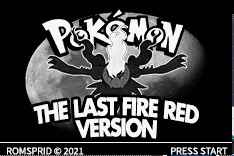 Pokemon Pokemon The Last Fire Red