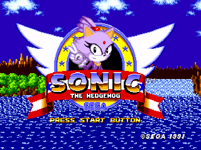 Blaze The Cat in Sonic 1