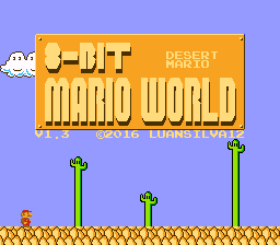 8-bit Mario World – Desert Mario - Jogos Online