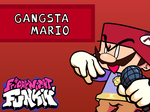 Gangsta Mario Trace – Friday Night Funkin Test