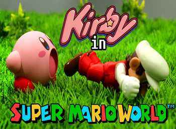 Kirby in Super Mario World