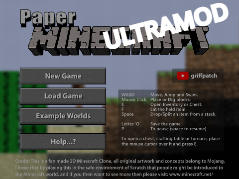 Paper Minecraft ULTRA Mod