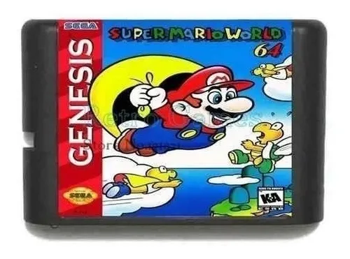 Play Super Mario World 64 Sega Mega Drive Genesis Tectoy