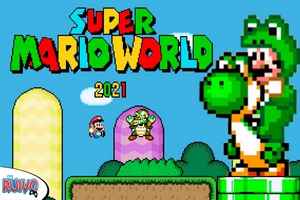 Super Mario World (Versão 2021) no Super Nintendo