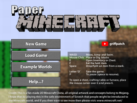 Paper Minecraft v11.6 (Minecraft 2D)