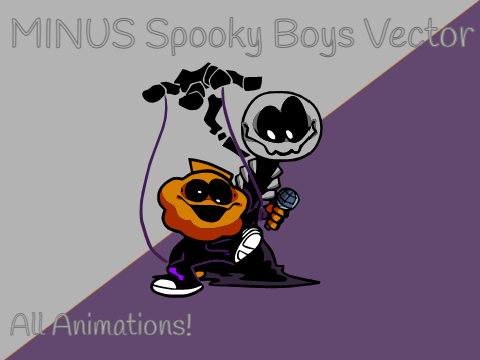 FNF Minus – Spooky Boys (Vector)