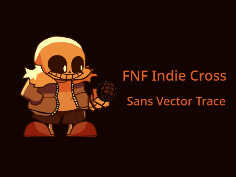 Sans Vector Trace (FNF Indie cross)