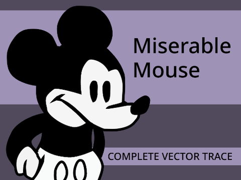 Miserable Mouse – Complete Vector trace [FNF] Test