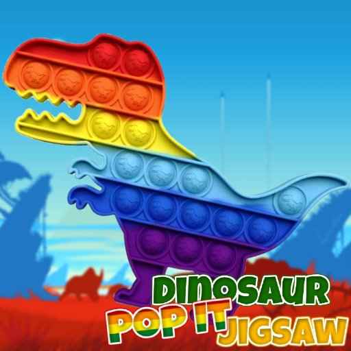 Pop It Fidget Toy Dinossauro – Brinquedo Anti Stress