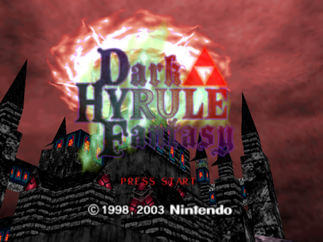 Zelda – Dark Hyrule Fantasy Demo – N64