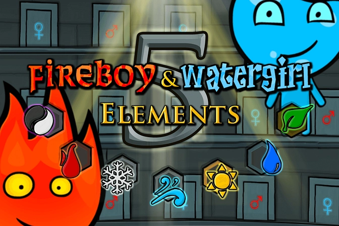 Play Menino Fogo e Menina Água 5: Elementos