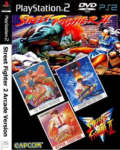 Play Street Fighter 2 Arcade Versão – Playstation 2