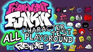 FNF Test Playground Remake 3 ALL CHARACTERS [NEW UPDATE] (fnf) 