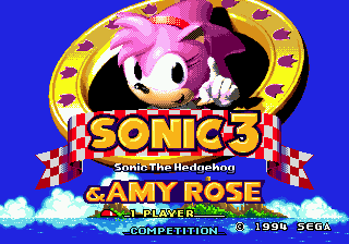 Sonic 3 and Amy Rose Version: 1.7 - Jogos Online