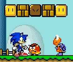 Sonic Lost In Mario World