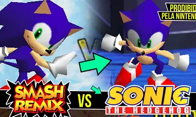 Sonic Invadiu Smash bros?! | Smash Remix