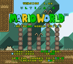 Ultimate Mario World Bean World Crisis 1.29