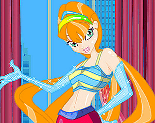 Winx Stella Dream Girl Dress Up Game