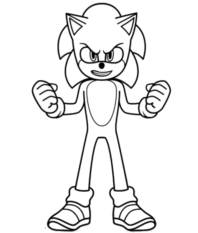 Desenhos do Sonic para Colorir Online - Bora Colorir