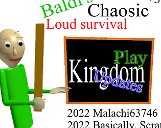 Baldi’s chaosic loud survival: the kingdom