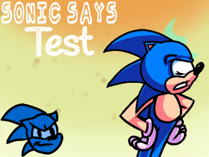 FNF Sonic Says Test