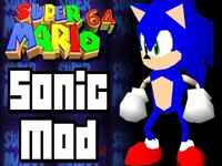 Jogue Mario 64 Sonic Edition Plus V2.2.2, um jogo de Sonic