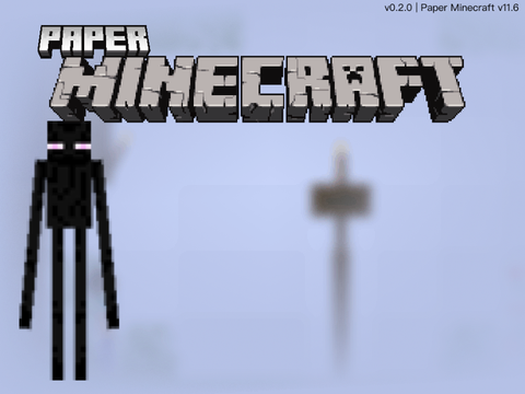 Paper Minecraft Enderman MOD - Jogos Online