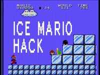 Mario in Ice Super Mario hack