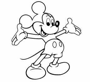 Mickey Mouse para Colorir