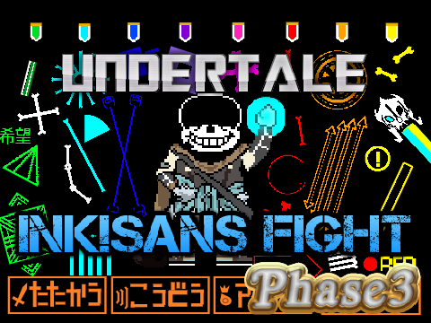 UNDERTALE Ink!Sans Fight Phase 3