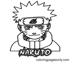 Naruto in childhood para Colorir