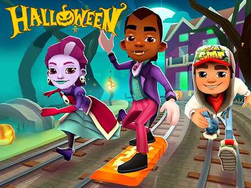 Subway-Surfers Halloween - Jogando a Primeira vez 