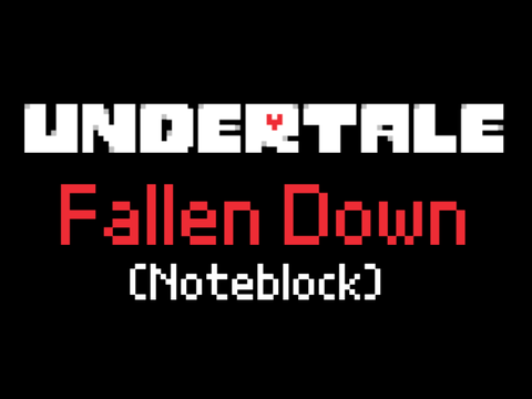 Undertale Fallen Down Noteblock
