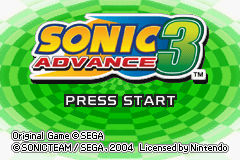 Sonic Advance 3 – Adv1 Edit
