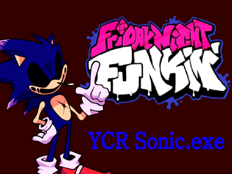 Friday night funkin’ YCR Sonic.exe redrawn