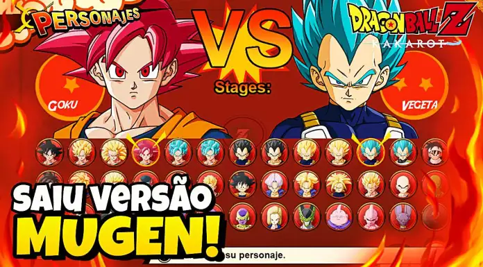 DBZ KAKAROT VERSÃO MUGEN 2023