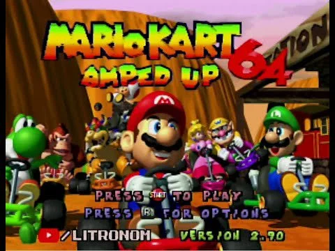 Mario Kart 64 – Amped Up v2.92 - Jogos Online