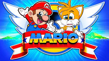 O MARIO É UM PERSONAGEM JOGÁVEL NO SONIC!