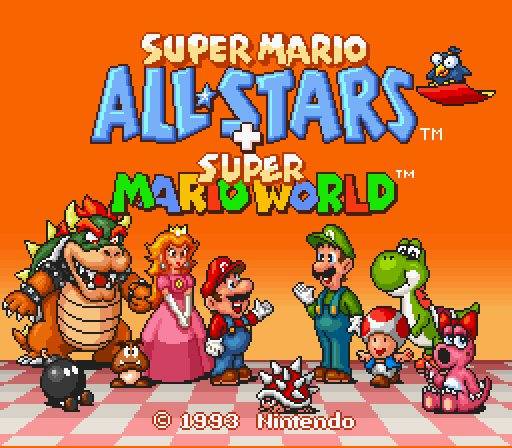 Super Mario All-Stars + Super Mario World Improvement